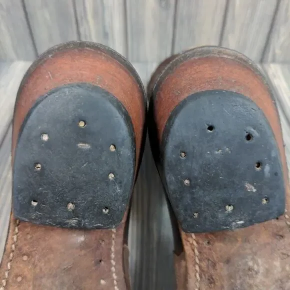 Boulet Leather Western Boots‎ Women Cowgirlcore Chic Overlay Cutout Sz 7 Canada - Picture 12 of 13